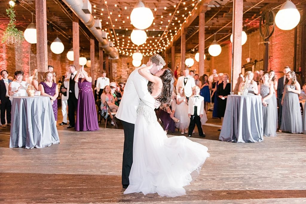 Brittni + Jacob | B&A Warehouse | Birmingham, Ala | Becky's Brides