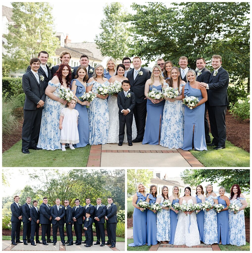Catherine + Trace | A blue and white summer wedding at Hamilton Place ...
